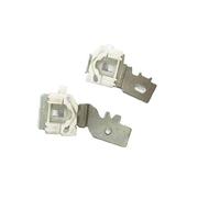 ZEMNLO 2 PIECES IRON CLIPS, for NISSAN, PRIMERA P12 FRONT LEFT 2002-2007 ELECTRIC WINDOW REGULATOR REPAIR KIT SLIDER CLIP Car Window Regulator Clip