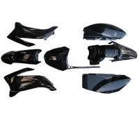 ZEMNLO BLACK PLASTICS FENDER Fairing KIT, for Yamaha, TTR110 TTR 110 mudguard fairing set