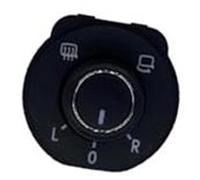 ZEMNLO Car Rearview Mirror Switch, for POLO, 6R 2011-2016 6RD959565D Electric Rear View Control Adjuster Folding Knob Button Auto Parts Car Mirror Switch