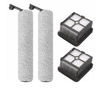 ZEMNLO For Dreame, H12 H12 Pro/Plus, Wet & Dry Vacuum Cleaner Replacement Spare Parts Soft Roller Brush Hepa Filter Accessories Vacuum Filter Maintenance(Size:SET 4)