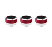 ZEMNLO For Ford, for Focus, 2 3, for Mondeo, 3Pcs Stylish Car Air Conditioning Control Switch Knob Car Air Conditioning Knob(Red)
