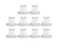 ZEMNLO For Xiaomi, for Mijia, Handy Vacuum Cleaner, SSXCQ01XY Home Car Mini Wireless Hepa Filter Replacement Parts Spare Accessories H13 Vacuum Filter Maintenance(Size:10 Filters)