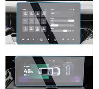 ZEMNLO , for Zeekr, 009 2022 2021 15.4INCH Touch Screen Navigation Protection and Dashboard Accessories Tempered Glass Film car screen protector(Dashboard and gps)