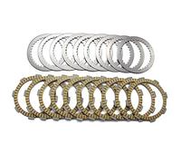ZEMNLO Motorcycle Clutch Friction Disc Kit, for VFR400R NC30 1989 1990 1991 1992 22201-166-000 22201-MR8-000 22321-KE8-000 Motorcycle Clutch Plate