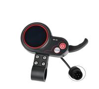 ZEMNLO Throttle QS-S4, for ZERO, for 8 10 11X Electric Scooter Dashboard 6PIN Cable 36V 48V 52V 60V 72V Speed Display Thumb Spare Parts Scooter Instrument Panel(36V-60V)