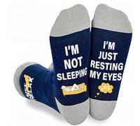 Zemolo Funny Socks for Men Husband Dad Grandad Resting Socks Gift Size 6-11