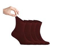 Zemy® Men Loose Diabetic Socks | 4-Pair Neuropathy Ankle Socks for Men | Super Soft Eco-Friendly Bamboo Material | Durable with Seamless Toe&Soft Top | Multicolour Options | 4 Seasons