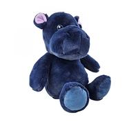 ZEN 25cm plush dehoussotte + lavender sachet - Hippopotamus, Navy blue