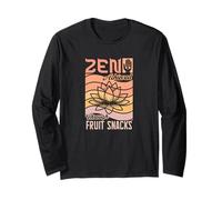 Zen Achieved Through Fruit Snacks Funny Concentration Long Sleeve T-Shirt
