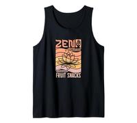 Zen Achieved Through Fruit Snacks Funny Concentration Tank Top