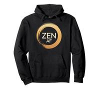ZEN AF Extremely Peaceful Meditation Mindfulness Pullover Hoodie
