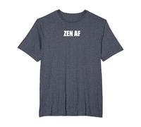 Zen Af T-Shirt, Men's Big and Tall, Heather Blue, 3X Tall