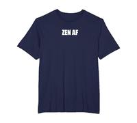 Zen Af T-Shirt, Men's Big and Tall, Navy, 5X Tall