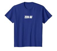 Zen Af T-Shirt, Youth, Royal Blue, Large