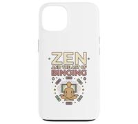Zen And The Art Of Binging Minimalist Meditator Design Case for iPhone 13