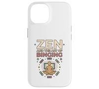 Zen And The Art Of Binging Minimalist Meditator Design Case for iPhone 14