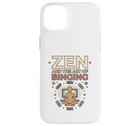 Zen And The Art Of Binging Minimalist Meditator Design Case for iPhone 14 Plus