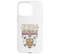 Zen And The Art Of Binging Minimalist Meditator Design Case for iPhone 15 Pro Max