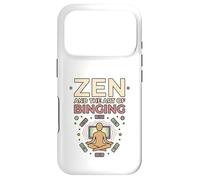 Zen And The Art Of Binging Minimalist Meditator Design Case for iPhone 17 Pro