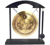 fengshuisale Zen Art Brass Feng Shui Desktop Gong + Free Red String Bracelet H1302