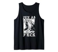 Zen as FCK - Tiger - Edgy Goth Aesthetic Tank Top