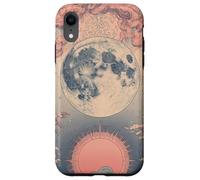Zen Astrology Meditation Blush Pink Lunar Celestial Moon Case for iPhone XR