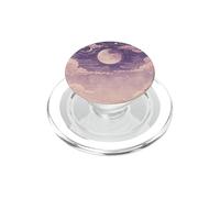 Zen Astrology Meditation Pastel Purple Lunar Celestial Moon PopSockets PopGrip for MagSafe