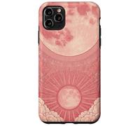 Zen Astrology Meditation Pink Lunar Clouds Celestial Sun Case for iPhone 11 Pro Max