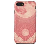 Zen Astrology Meditation Pink Lunar Clouds Celestial Sun Case for iPhone SE (2020) / 7/8