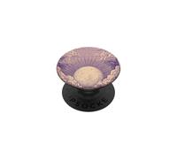 Zen Astrology Meditation Purple Lunar Clouds Celestial Moon PopSockets Adhesive PopGrip