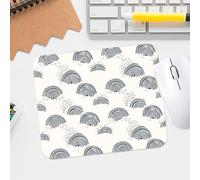 Zen Balance Doodle Gaming Mouse Pad - Premium Textured Waterproof Desk Mat with Non-Slip Rubber Base and Stitched Edge - Durable and Smooth Surface for Office and Comfortable Gaming Experience