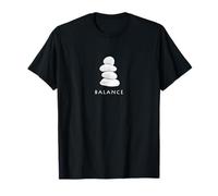 Zen Balance Meditation Stones Spiritual Mindfulness Calm T-Shirt