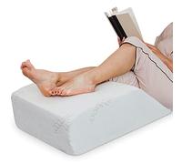 Zen Bamboo Elevating Leg Rest Pillow Memory Foam Leg Rest Pillow - Reduces Back Pain & Improves Circulation - Includes Removable Bamboo Cover