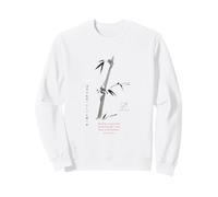Zen Bamboo Sumi-e Suibokuga Art Ink Haiku Japanese Sweatshirt