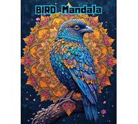 Zen Birds Coloring Book: Intricate Mandala Designs for Adults to Color and Unwind
