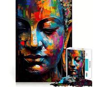 Zen Buddha 1000 Jigsaw Puzzle Cognitive Fun Play Clean Cut Sturdy Components Quiet Time Mind Exercise at Home (50x75cm)