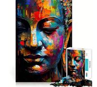 Zen Buddha 1000 Jigsaw Puzzle Mental Fun Game Seamless Fit Precise Pieces Relaxing Indoor Group Activity (38x26cm)