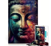 Zen Buddha 1000 Piece Teenager Puzzles Cognitive Boost Fun Tight Lock No Loose Pieces Engaging Way to Pass Free Hours (38x26cm)