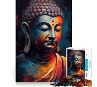 Zen Buddha Adults 1000 Piece Jigsaw Puzzle Recall Fun Play Premium Laser Cut Quality Quiet Time Mind Exercise at Home (50x75cm)
