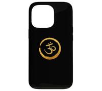 Zen Buddha energy symbol, golden yoga meditation, harmony Case for iPhone 13 Pro