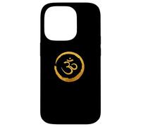 Zen Buddha energy symbol, golden yoga meditation, harmony Case for iPhone 14 Pro
