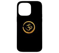 Zen Buddha energy symbol, golden yoga meditation, harmony Case for iPhone 14 Pro Max