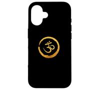 Zen Buddha energy symbol, golden yoga meditation, harmony Case for iPhone 16