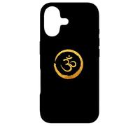 Zen Buddha energy symbol, golden yoga meditation, harmony Case for iPhone 17