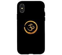 Zen Buddha energy symbol, golden yoga meditation, harmony Case for iPhone X/XS