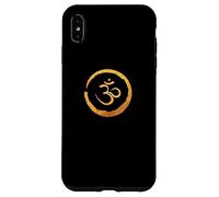 Zen Buddha energy symbol, golden yoga meditation, harmony Case for iPhone XS Max