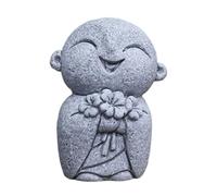 Zen Buddha Figurine, versatile, - elegant Decorative Sandstone Statue Landscape, Decor Sculpture Meditation Room, Yoga Studio Living Garden Patio | Multipurpose Outdoor Indoor Utility