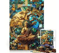 Zen Buddha Kintsugi Art Puzzles for Adults 1000 Piece Enhance Recall Pleasant Downtime Precision Cut (50x75cm)