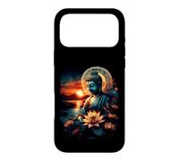 Zen Buddha Meditation Lotus Sunset Spiritual Art Case for iPhone 17 Pro Max