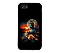 Zen Buddha Meditation Lotus Sunset Spiritual Art Case for iPhone SE (2020) / 7/8
